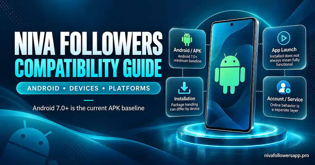 Niva Followers account status and service compatibility verification layers