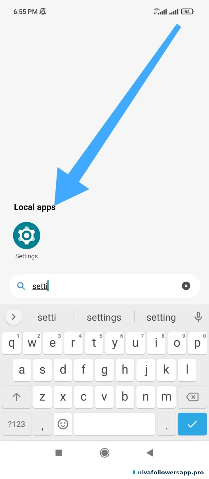 Open Android Settings to find the Install unknown apps option