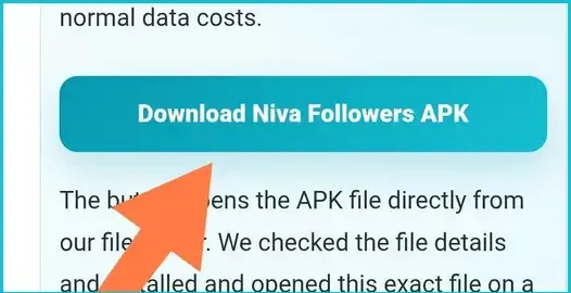 Niva Followers APK download button